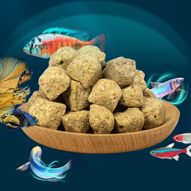 Alimento para camarones de salmuera liofilizado para peces ornamentales y peces coloridos