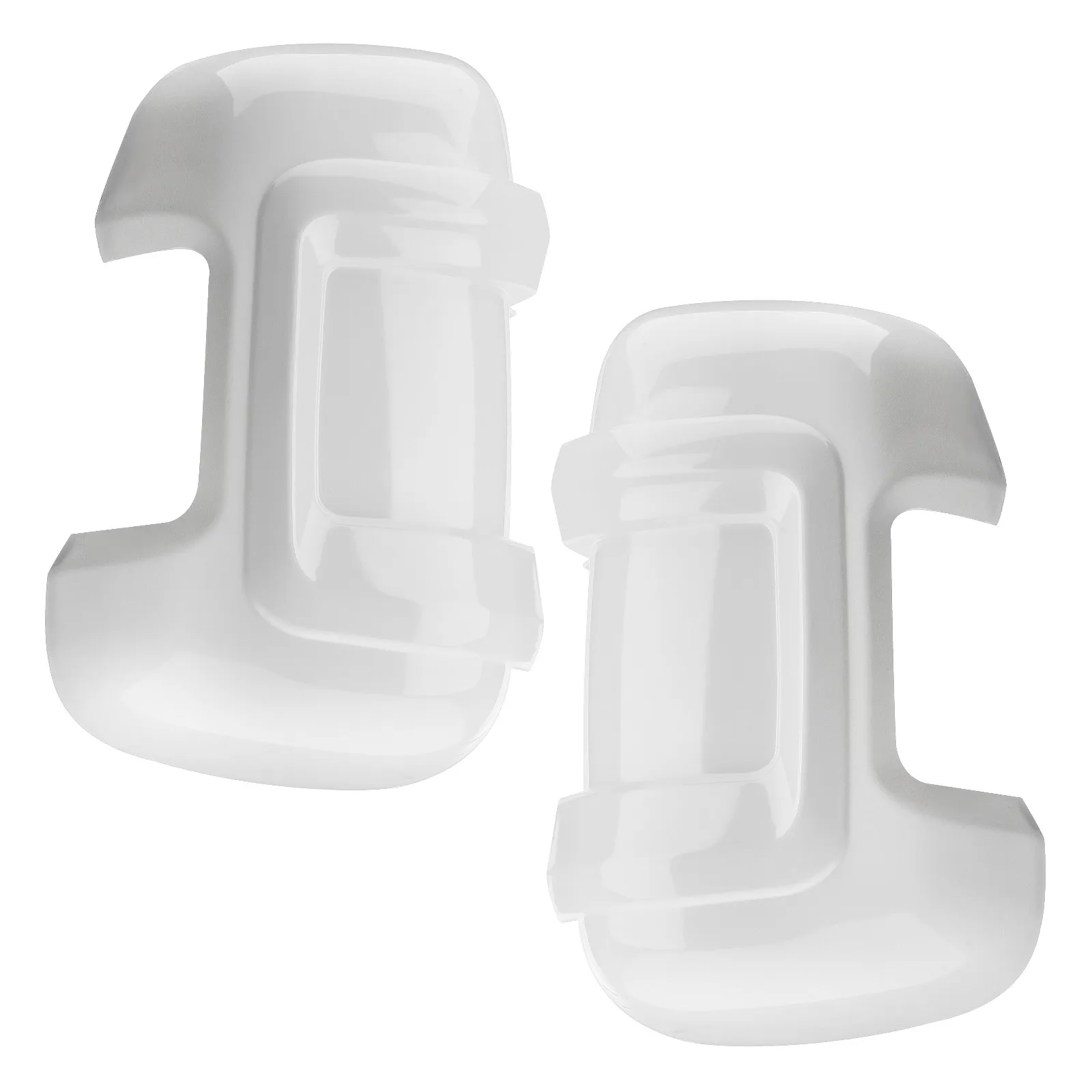 

1 Pair Car Rearview Mirror Protective Cover Fit For Fiat Ducato Peugeot Boxer Citroen Relay Long Arm White Rearview Mirror Cover
