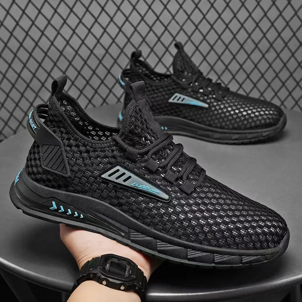 Mens Shoes Summer Breathable Sneakers Fashion Men\'s Sandals Casual Sports Lightweight Walking Mesh Shoes Mens