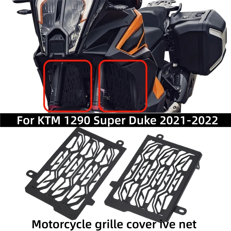 

Motorcycle grille cover modified radiator cover water tank protective net safety net for KTM 1290 Super Duke ADV S/R 2021-2022