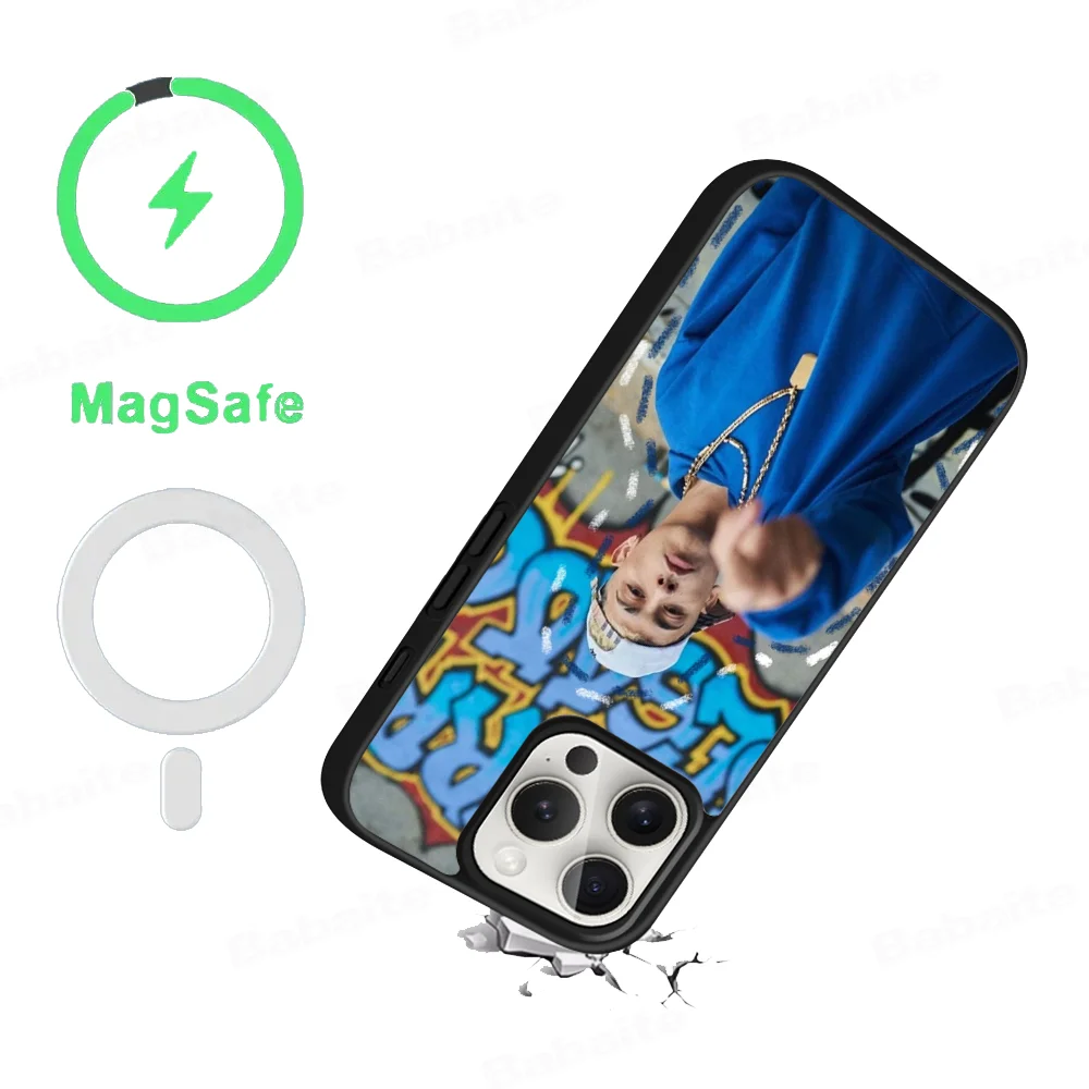 Trueno Rapper Phone Case Magnetic Case For IPhone 16 14 13 12 11 15 Pro Max Plus For Magsafe Wireless Charge Cover