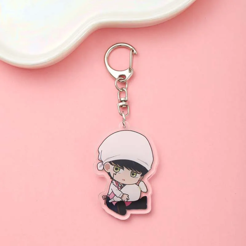 6Pcs Anime Mashle: Magic and Muscles Acrylic Car Keychain Cute Backpack Pendant Bag Charms Accessories Decoration Holiday Gifts
