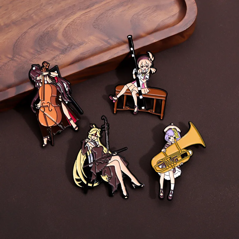 Game Character Brooches Concert Cartoon Metal Badges Accessories Wholesale Anime Pins for Caps Backpack Badge Vintage Brooch