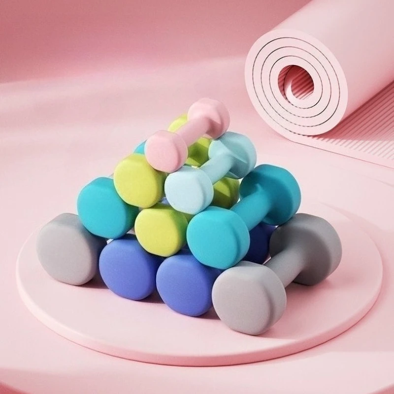 معدات تدريب عضلات الذراع البلاستيكية الصغيرة للياقة البدنية للسيدات للمبتدئين، تدريب القوة المنزلية مع يا بيل #2