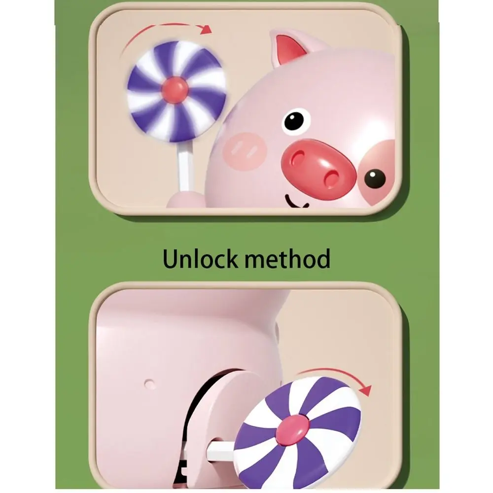 Cartone animato adorabile armadietto per contanti maiale serbatoio di risparmio scatola per monete ad alta capacità salvadanaio salvadanaio salvadanaio