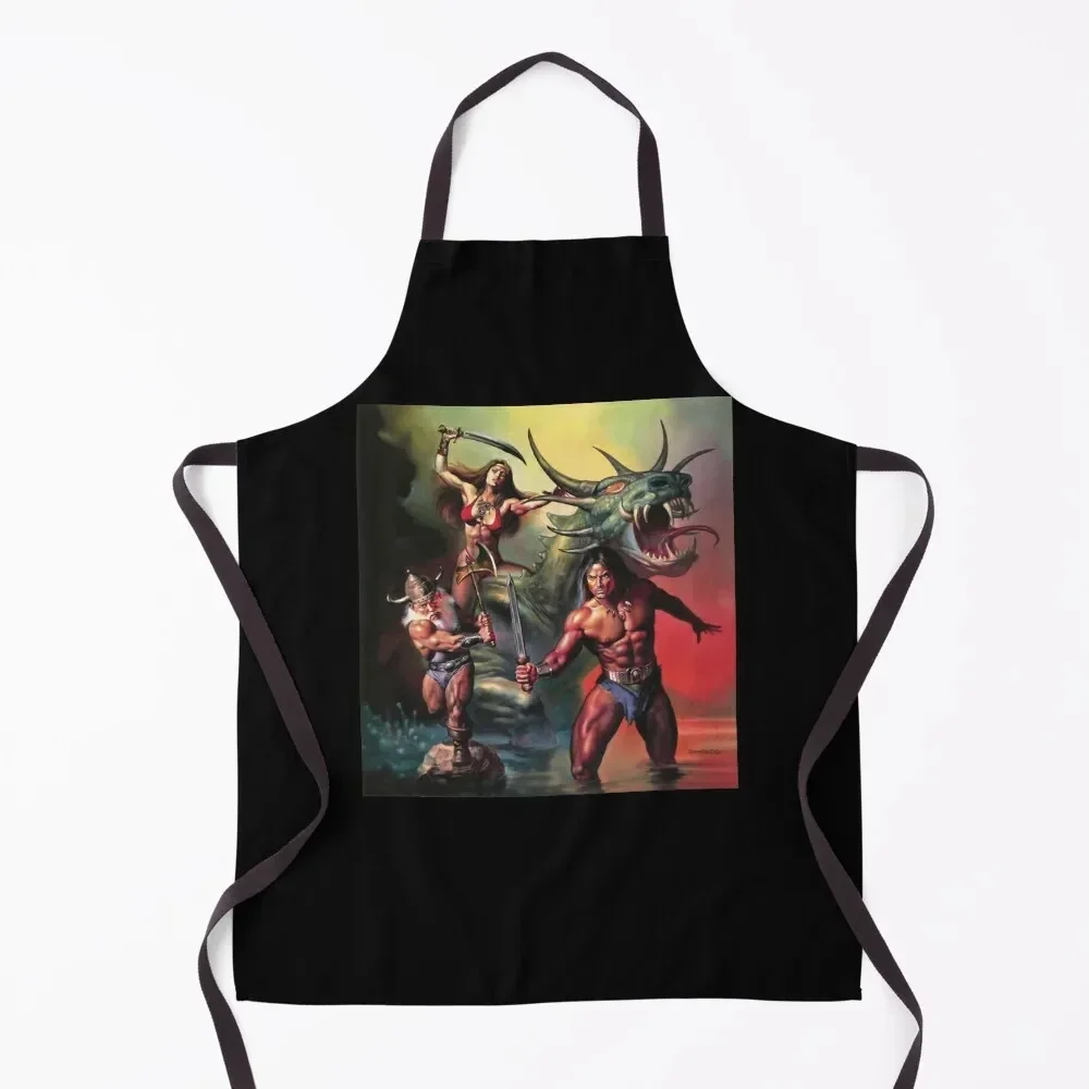 

For Men Women Mega Drive Retro Vintage Apron Funny Kitchen Women Barista Apron