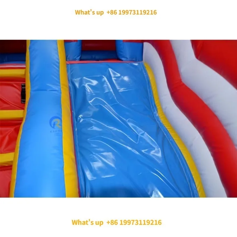 2026 Outdoor Playground Jumpers Bouncer Bouncy Castle Inflatable Slide Combo Bounce House Circus Inflatable Slides with Blower