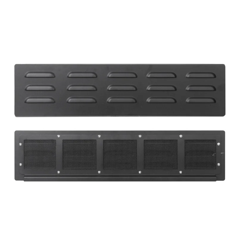 

For Land Rover Defender 110 130 2020-2024 Aluminum Black Car Rear Door Air Vents ventilation shutters cover Trim Car Accessories