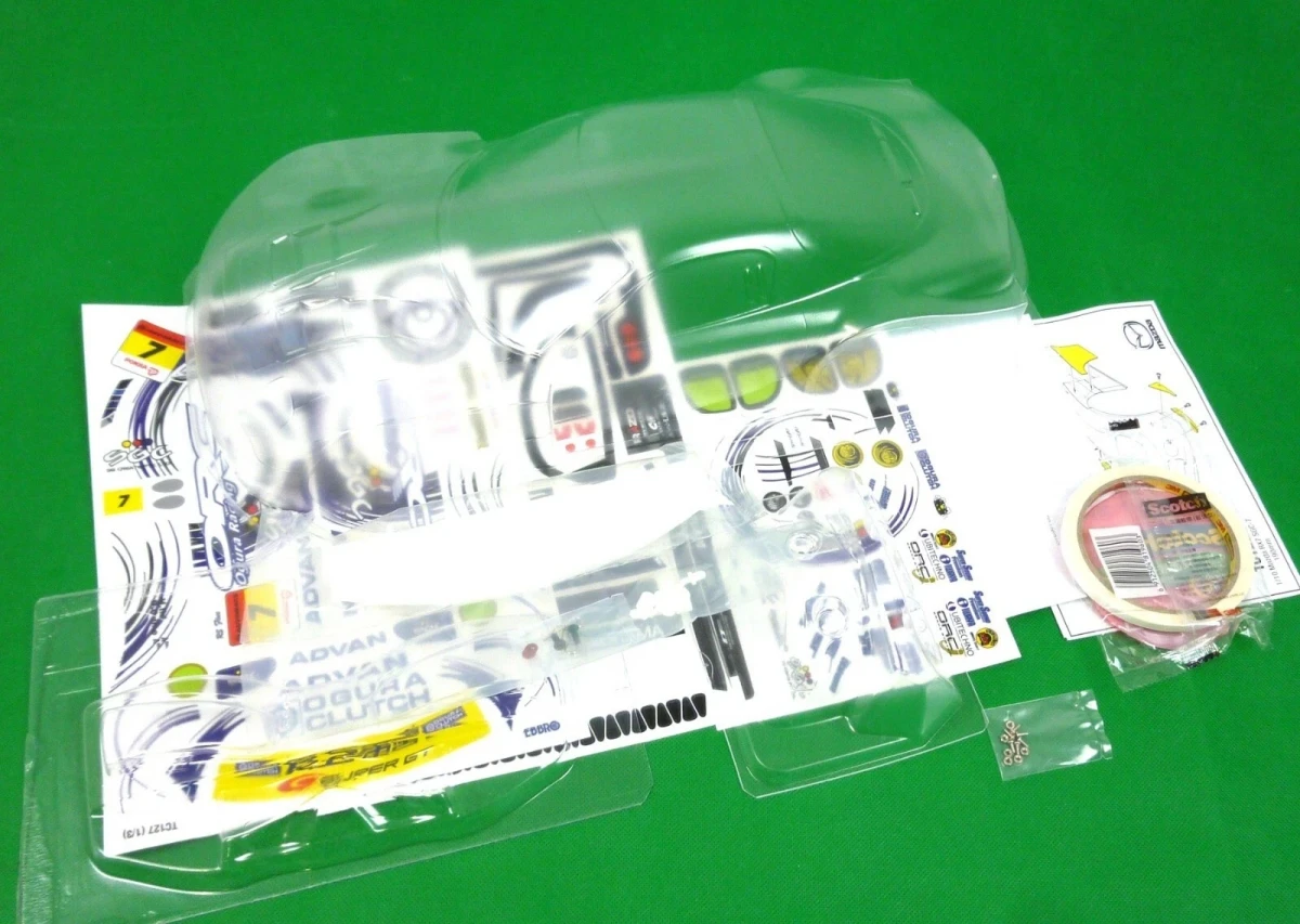 

1:10 RC Car Clear Lexan Body Shell Kit 190mm Mazda RX7 SGC-7 for On-Road Car RC Drift Chassis Tamiya TT01 TT02 Kyosho Hsp Hpi