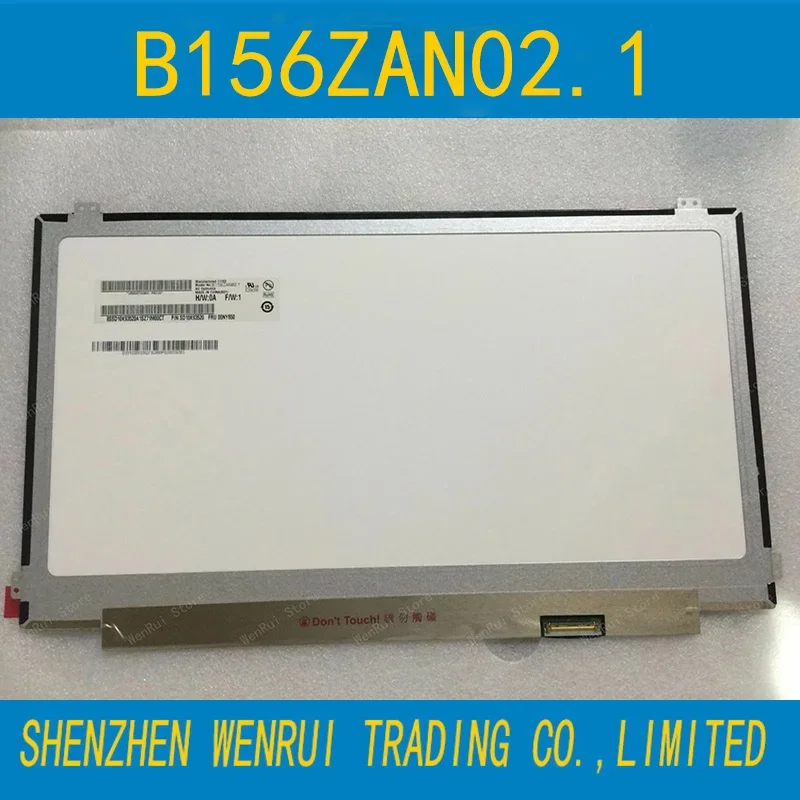 Painel do Painel Lcd da Matriz para Lenovo s5 B156zan02.1 Fru: 00ny650 4k Uhd Ips 100 Adobe Rgb Edp 40 Pinos ò Gen 20ja 156 Dentro