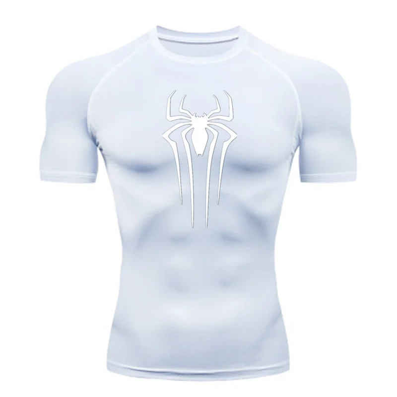 New Compression Shirt Men Fitness Gym Super hero Sport Running T-Shirt Rashgard Tops Tee Quick Dry Short Sleeve T-Shirt For Men