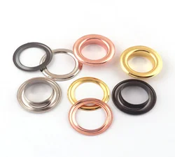 20-50 Sets Large Silver/Rose Gold/Gold/Gunmetal Eyelets,Metal Diameter Eyelets Grommets with Washers,for Leather Canvas bag-17mm