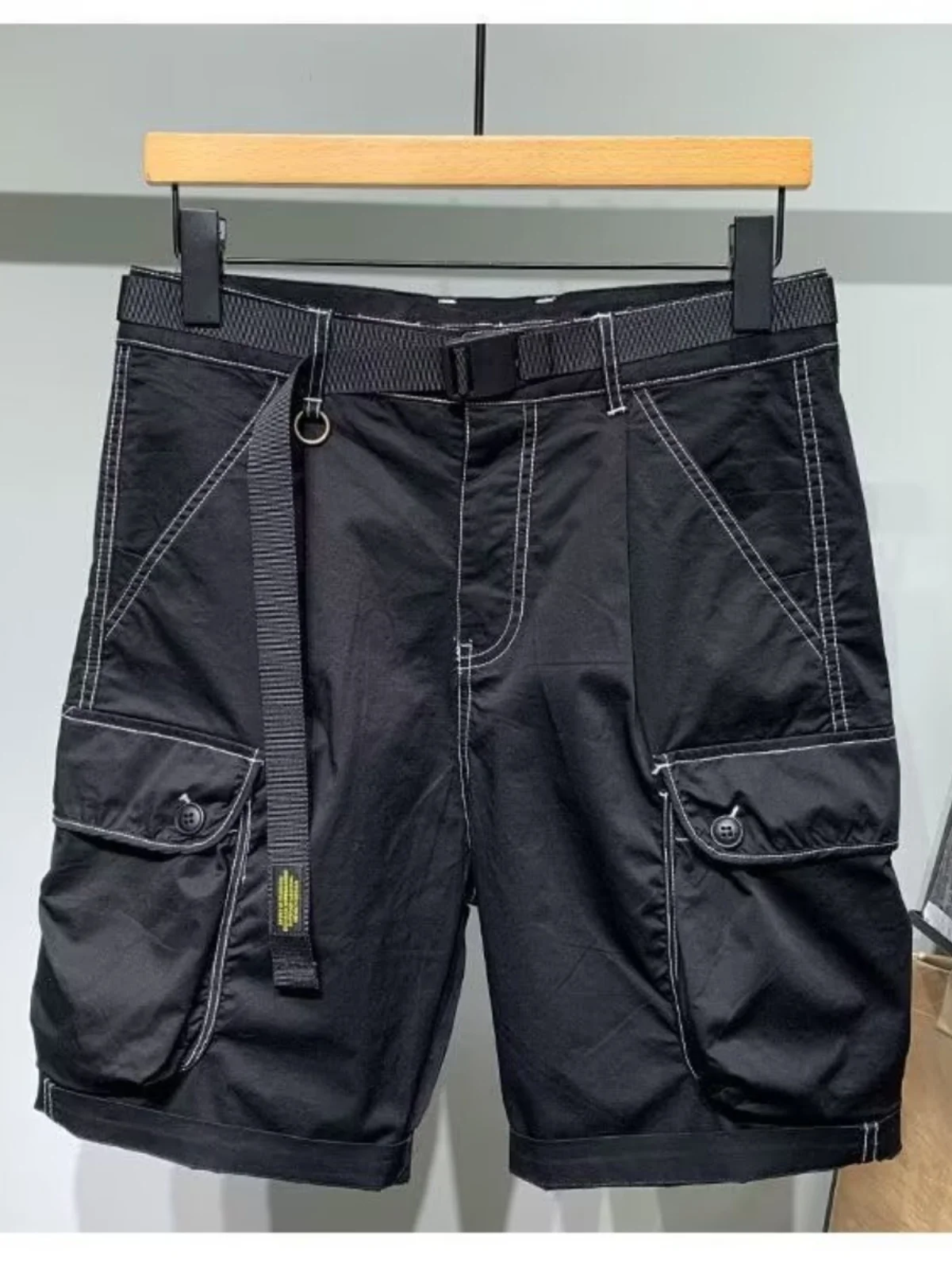 

Summer Trendy Workwear orts Men's Spor Thin Multi-ket Straight-Cut Casual Pants Loose Fit Youthful Energy Sle