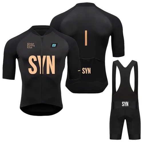 Conjunto de Jersey de ciclismo SYN BIEHLER de verano para hombre, Jersey de ciclismo de carreras transpirable, Jersey deportivo para bicicleta de montaña, ropa de ciclismo