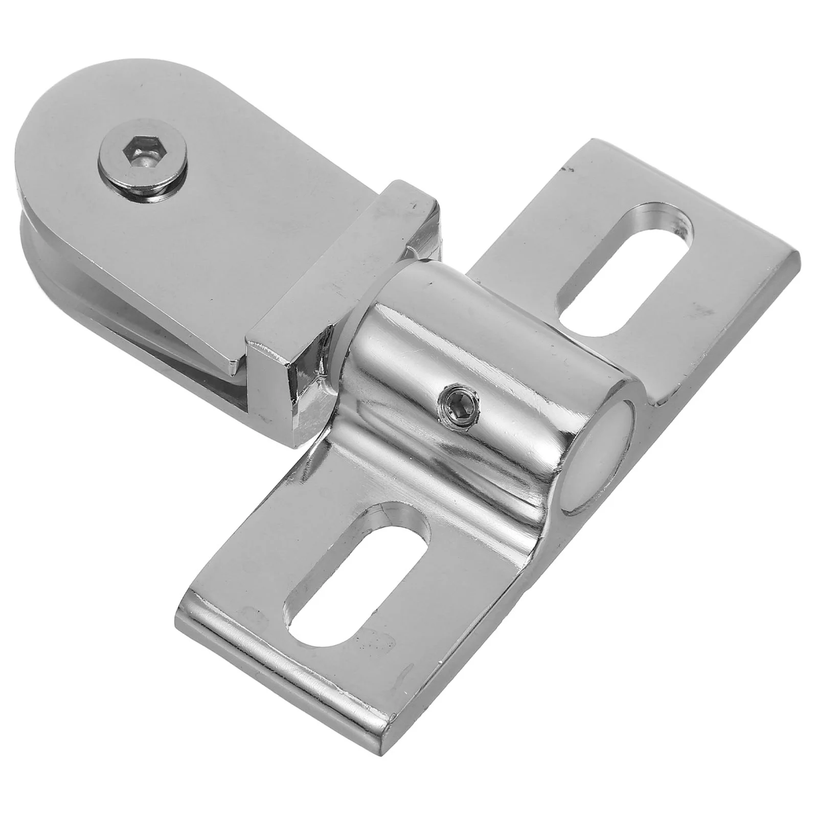 10PCS Heavy Duty Double Sided Shower Door Stainless Steel Pivot Hinge Swivel Bathroom Hardware Shower Screen Hinge