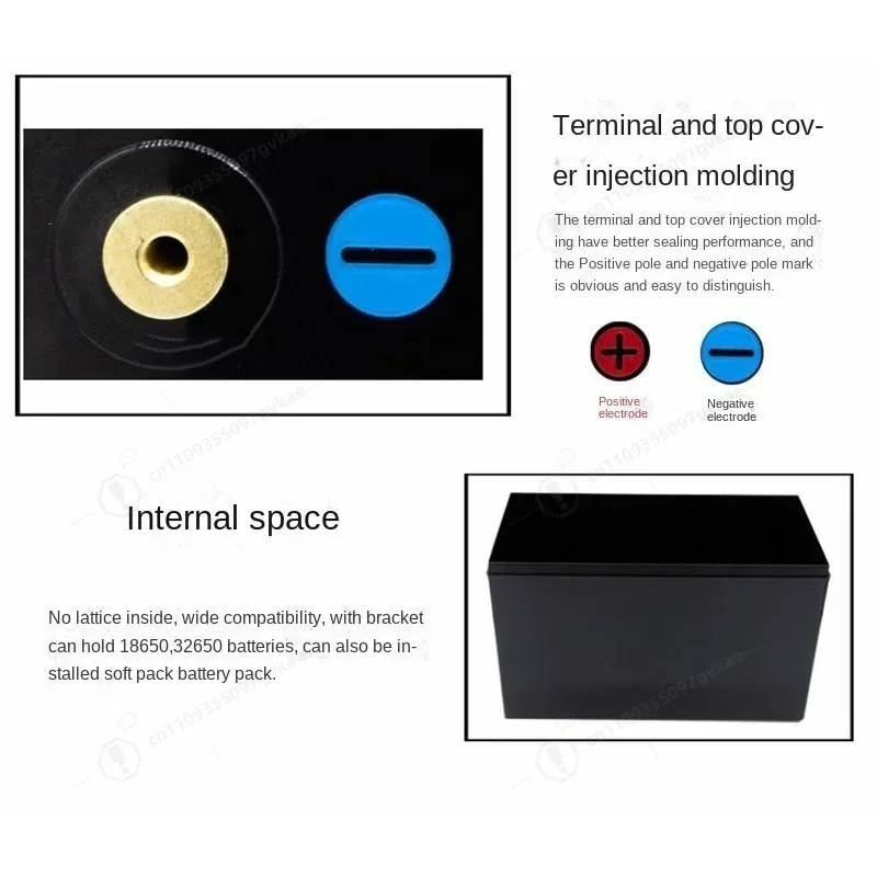 Lithium Batteri 4Battery Box 12v 24V 48V 100ah 150ah 200ah 280ah 4 Battery Plastic Box RV Solar Cells Box Diy 4 Battery Case view 4