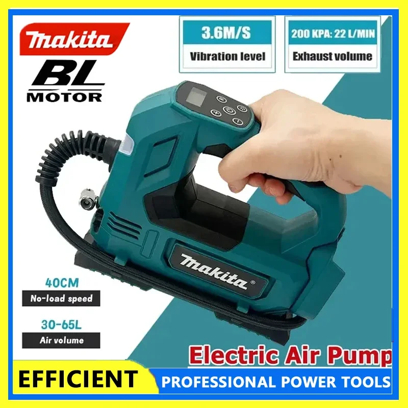 

Makita Portable Air Pump Automatic Cordless Inflator Electric Air Pump Handheld Car Tire Air Compressor For 18V Battery