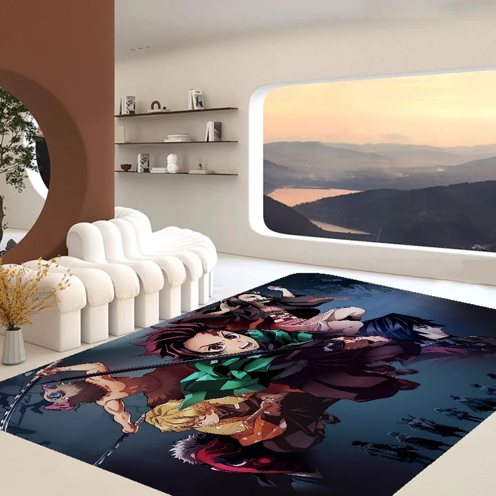 Demon Slayer Kitchen Mat Cheaper Anti-slip Modern Living Room Balcony Printed Modern Home Decor