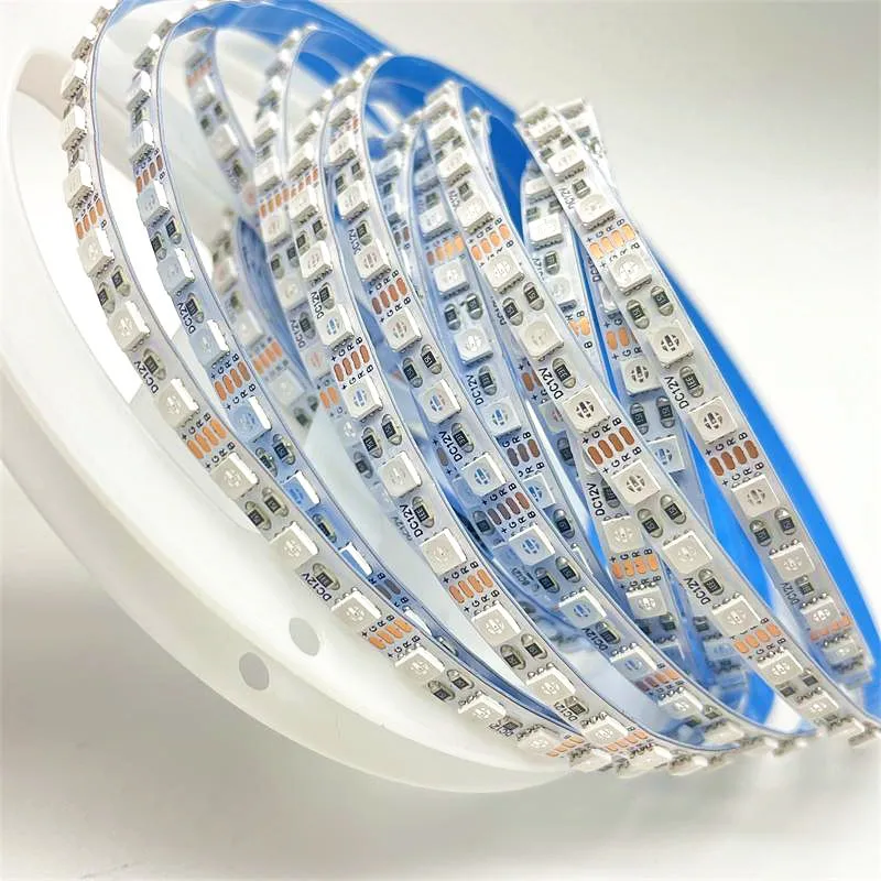 

5m Thin Slim Narrow12v 24v 5mm RGB LED Strip 3535 Soft Tape 120 leds/m RGB Changeable Colorful Linear Room Shop Decorattion