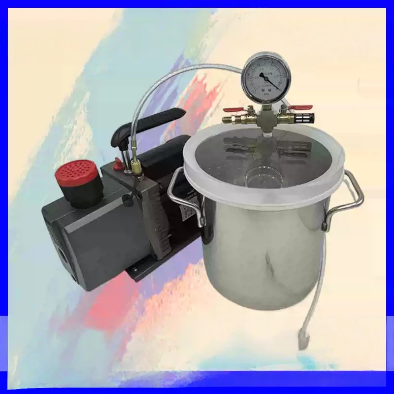 Vacuum Defoaming Tank Barrel Stainless Steel Vacuum Chamber Small Type Deaeration Bucket Vacuum Filling Equipment