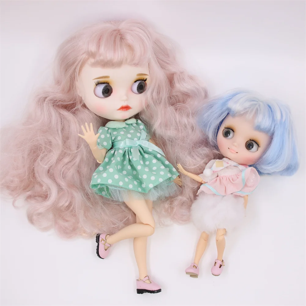 ICY Fortune Days DBS Leather Shoes for 1/6 Blyth,  ICY doll, OB11, 22cm Middle doll joint body shoes Accessories toys 3cm, 2cm