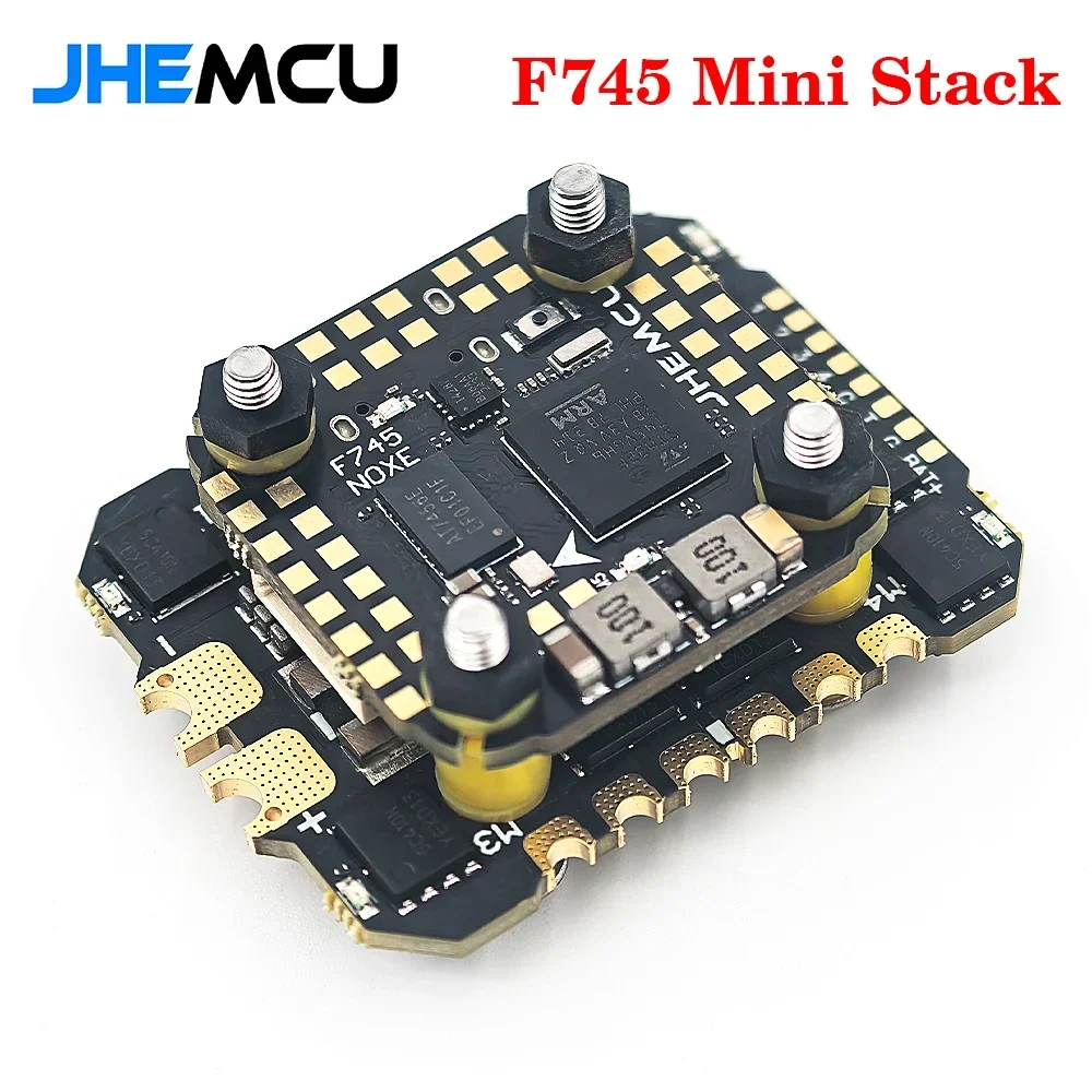 VivaJHEMCU F745 Mini Flight Controller Stack ICM42688P F745 NOXE FC 16MB Black Box W/ AM32 60A 4in1 ESC 3-6S For RC FPV Drone Pa