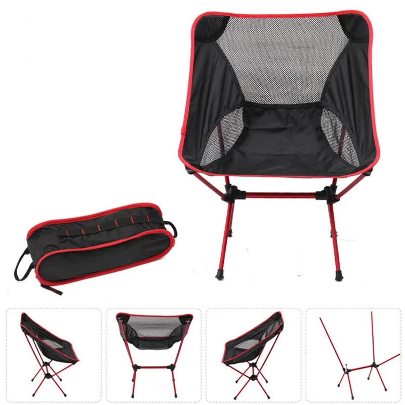 

Портативный складной стул Moon Chair, уличный стул для кемпинга, съемный, для пляжа, рыбалки, ультралегкий, для путешествий, пешего туризма, пикника, сиденье, инструменты
