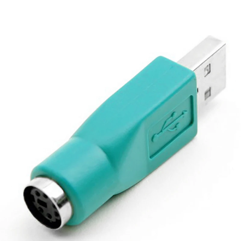 1pcs PS2 PS2 Female To USB Male Adapter For Computers PC Laptop Mouse Keyboard USB Male to PS2 Adapter Converter Connector