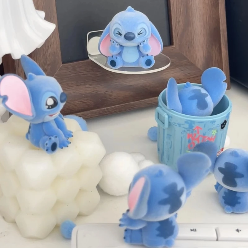 Stitch Series Blind Bag Stitch Mini Bean Mystery Box Desk Ornament Decoration Collection Childrens Toys Girls Birthday Gifst