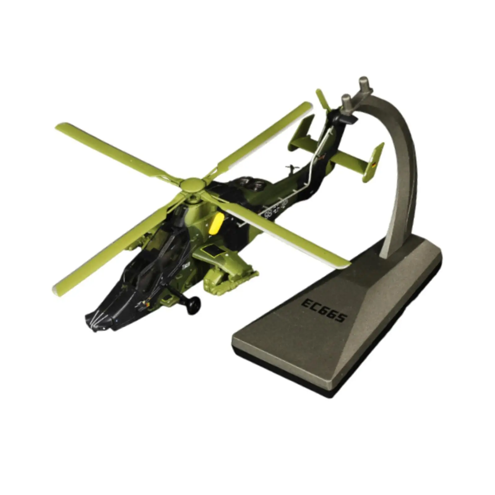 Aircraft Model Plane 1 72 EC665 Diecast Helicopter Fighter Toy Alloy Metal with Visual Cockpit for Model Lovers Gift