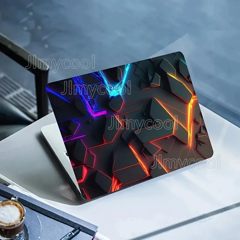 

2 шт./компл., наклейка для ноутбука из ПВХ, крутые линии, устойчивые к царапинам, самоклеящаяся, высококачественная, самоклеящаяся декоративная наклейка