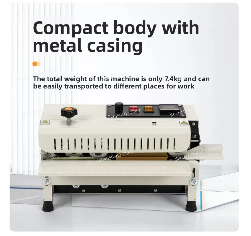 Fully Automatic Commercial Continuous Small Tea Sealing Machine Candy Plastic Moon Cake Sealing Machine Fr400 Packaging Machine