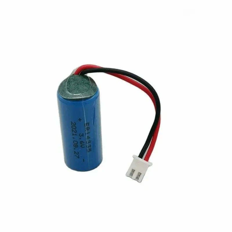 2pcs/lot ER14335 3.6V 2/3AA 1600mAh Flow Gas Meter Lithium Argon Battery