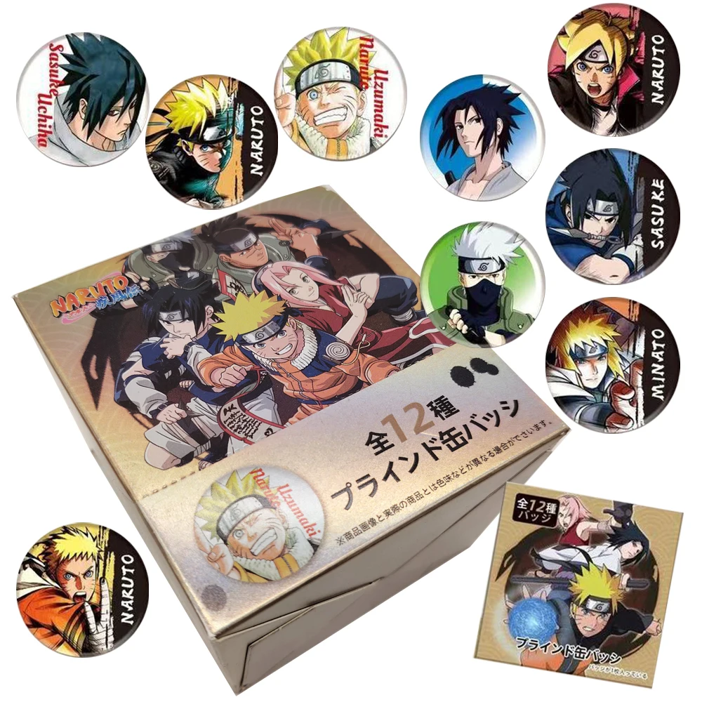 انمي ياباني الطرفية شارات مستديرة شخصيات مانغا على ظهره المعلقات أكياس دبابيس دبابيس جمع اللعب مضحك هدية للأطفال