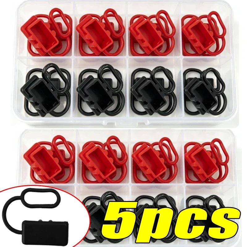 2 Pin Battery Plug Stopper Waterproof Protector Kit Motorcycle Car Electrical Silicone Dust Cover Connector Plugs 1/5PCS