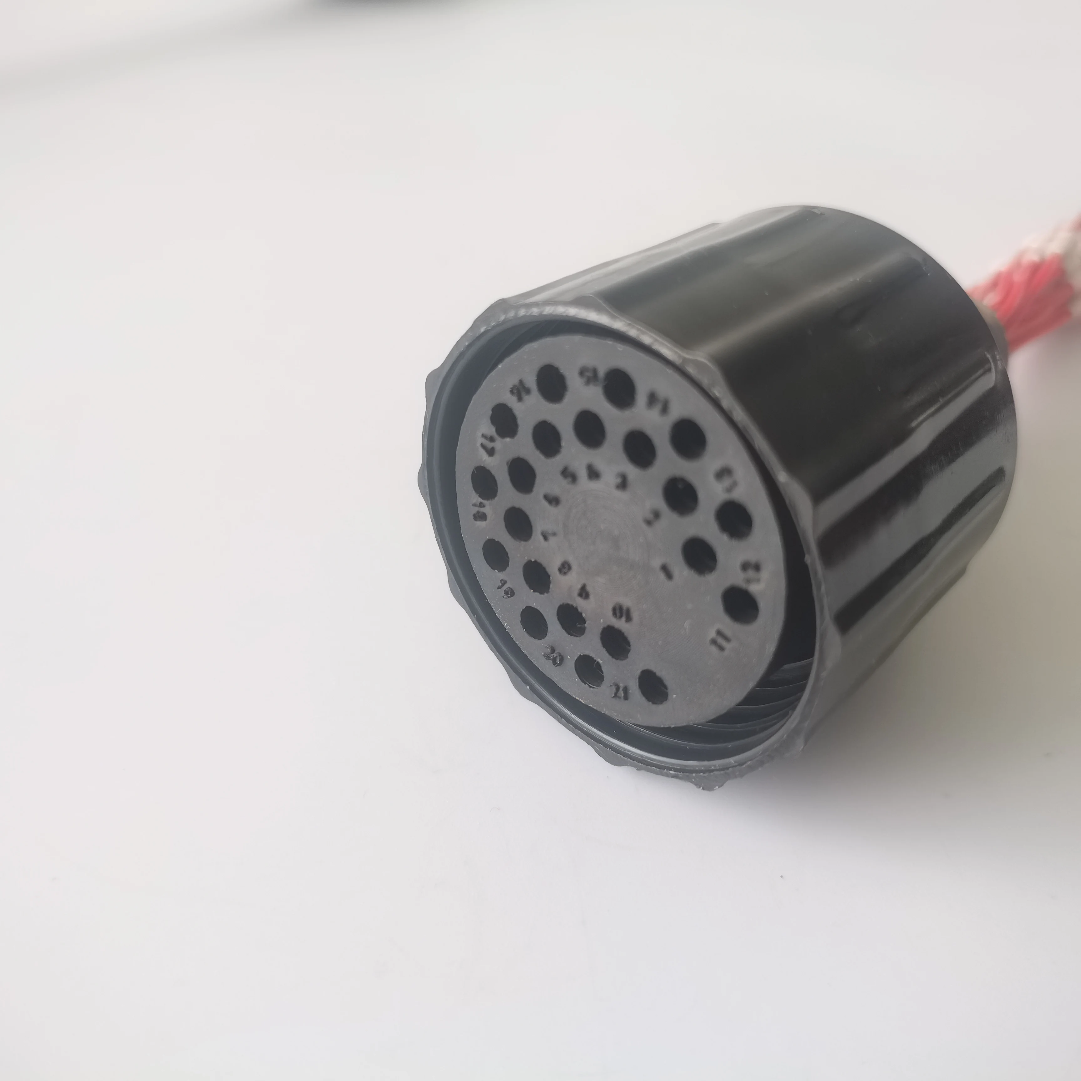 21 Pin Micro Circular Subsea Connector IP68 Waterproof 5A 600V Male Bulkhead Socket Wet Mate for ROV Underwater Cable