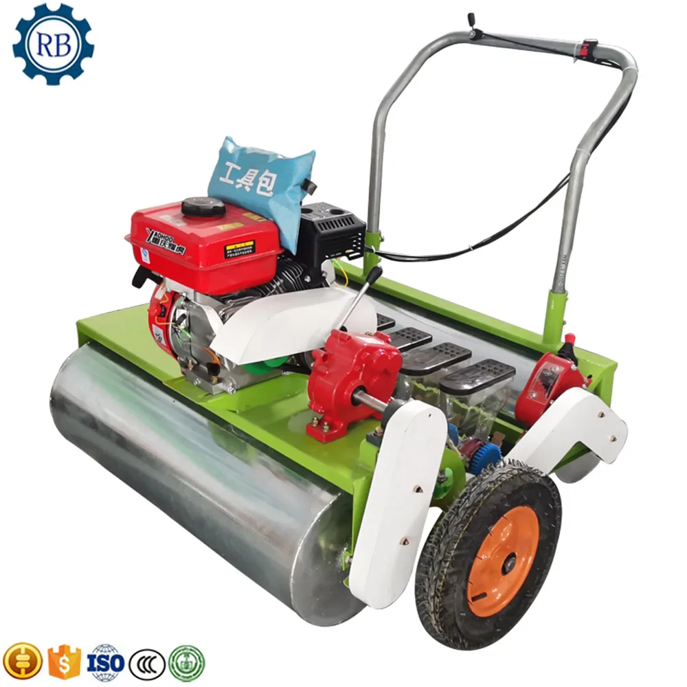 Electrical rice carrot wheat seeder machine Push Carrot Hand Seeder Onion Seed Planting Machine