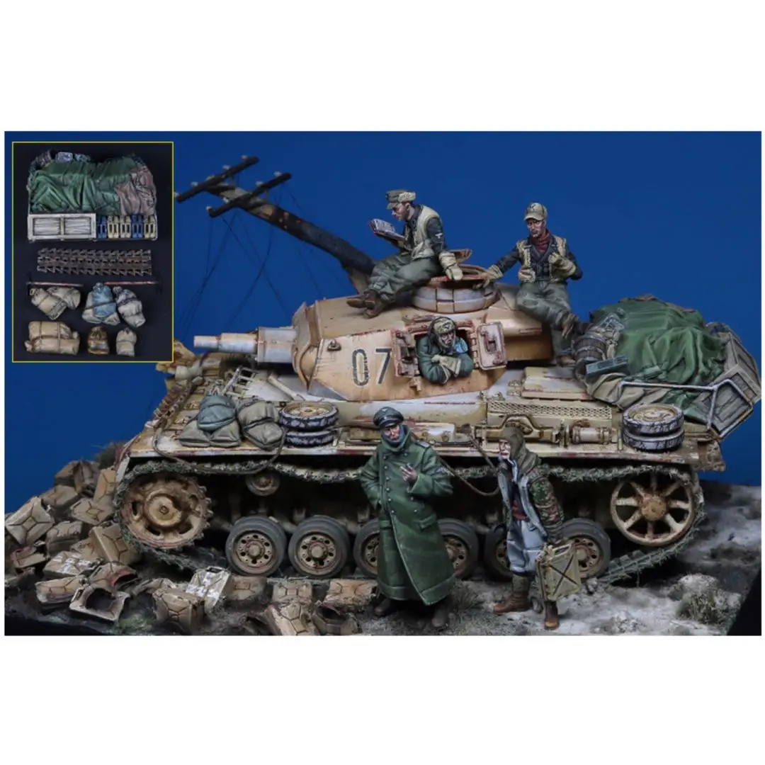 

1/35 фигурка модели из смолы GK, несобранный и Неокрашенный комплект