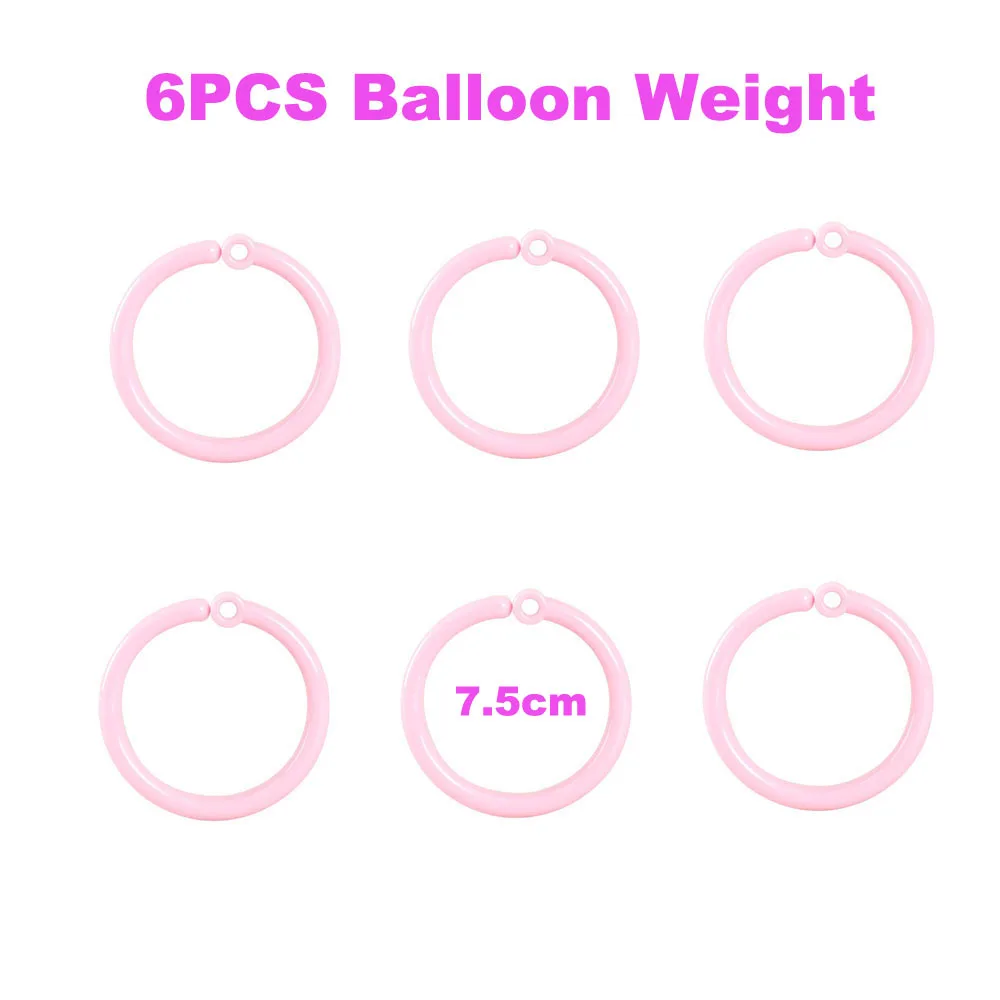 

6PCS White 20gram Balloon Weights Helium Party Supplies Balloon Weight Blocks Decor Accessories Reusable Balloon Gravity Blocks