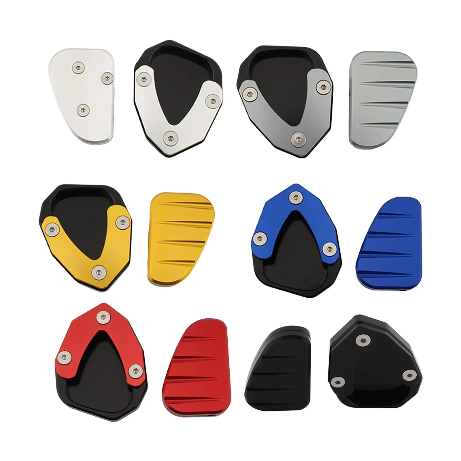 

Foot Pad Extension Plate Set for Kickstand Repair Parts Aluminum for 368D 368M Easy Installation