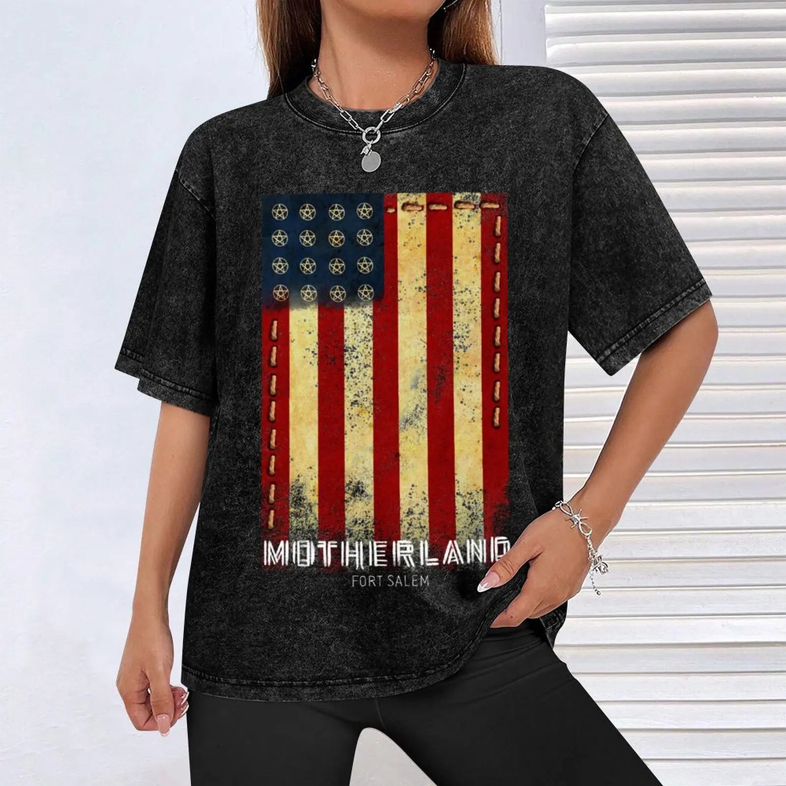 Motherland Fort Salem - Fan art T-Shirt heavyweights anime figures slim fit t shirts for men image 4