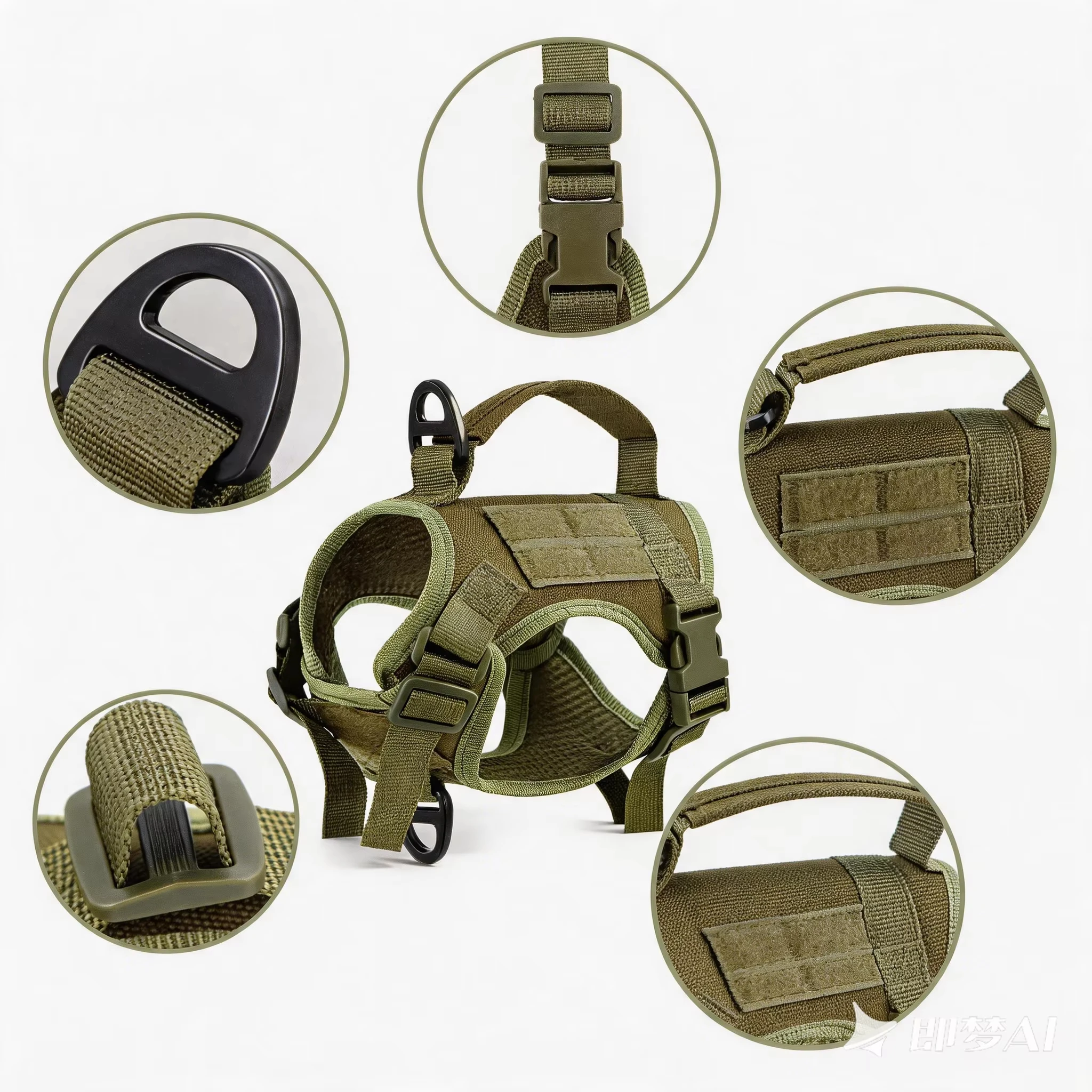 Adjustable Cat Harness Vest 4