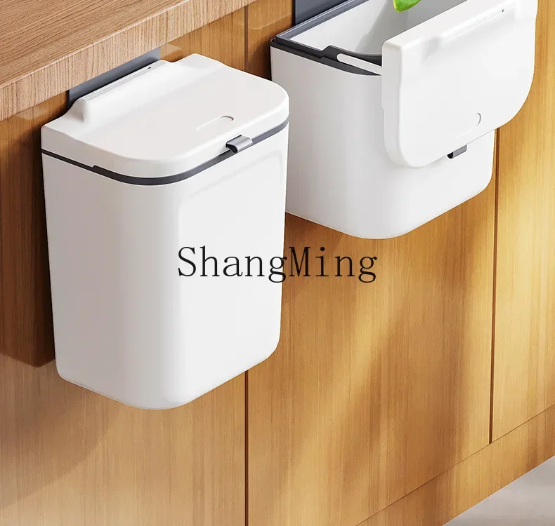 

CL Kitchen Supplies Household Daquan Cabinet Wall Hanging Trash Can Life Storage Shelf Home Goods