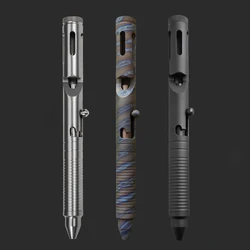 Creative Metal Tactical Pen Office Student Stationery Self Defense Ballpoint Pen Emergency Window Breaker Survival Supplies