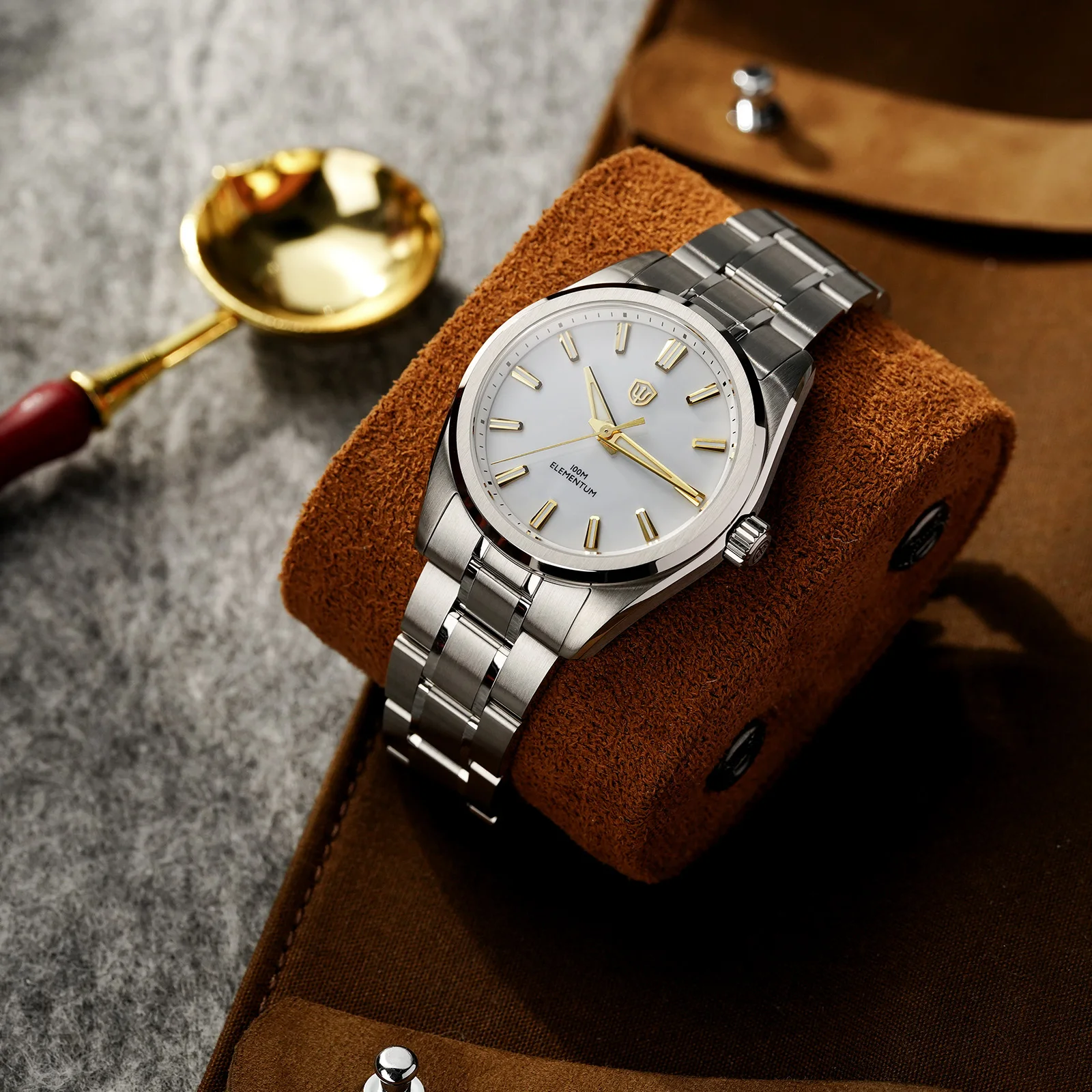 Watchdives WD0003C Ice Crack Dial Men Watch VH31 Sweep Seconds Quartz Movement Sapphire Luminous 10Bar Waterproof Watches
