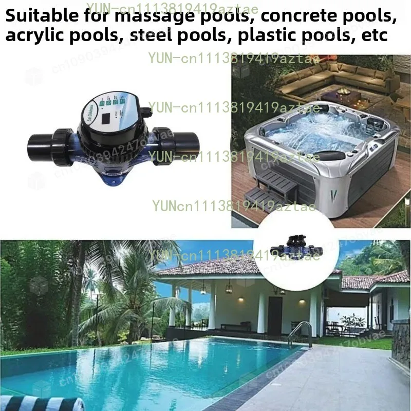 Salt Chlorine Generator Swimming Pool Electrolytic Disinfect Machine Chemical Free Sanitizer For Baby Pool Water