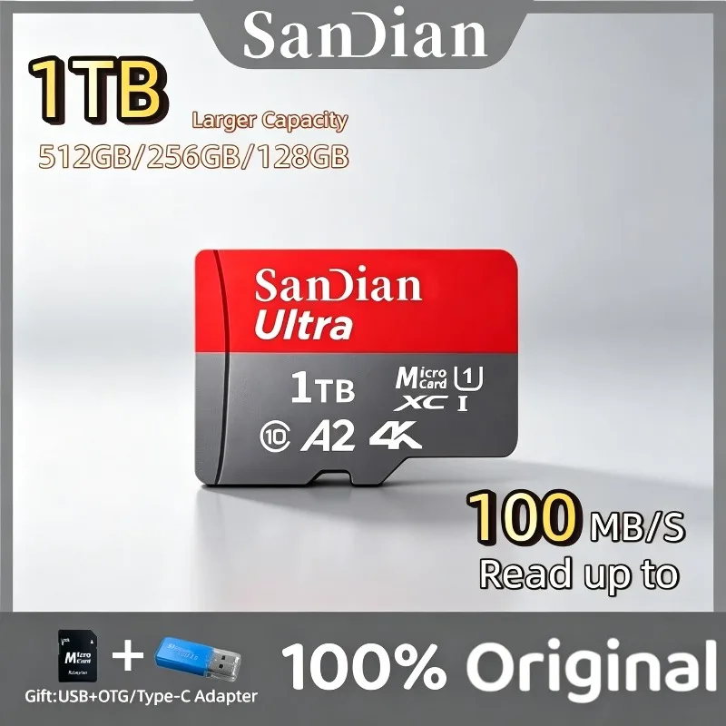 

Memory Cards Stable Performance SD Memory Card for Phones/Digital Camera/MP3 128GB 256GB Micro TF/ Card Class 10 High Speed