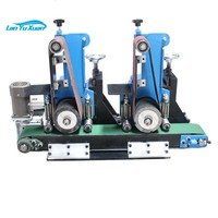 Plane Polishing Machine Small Desktop Sand Belt Stainless Steel Metal Plate Deburring Polishing Grinding Buffing Machine