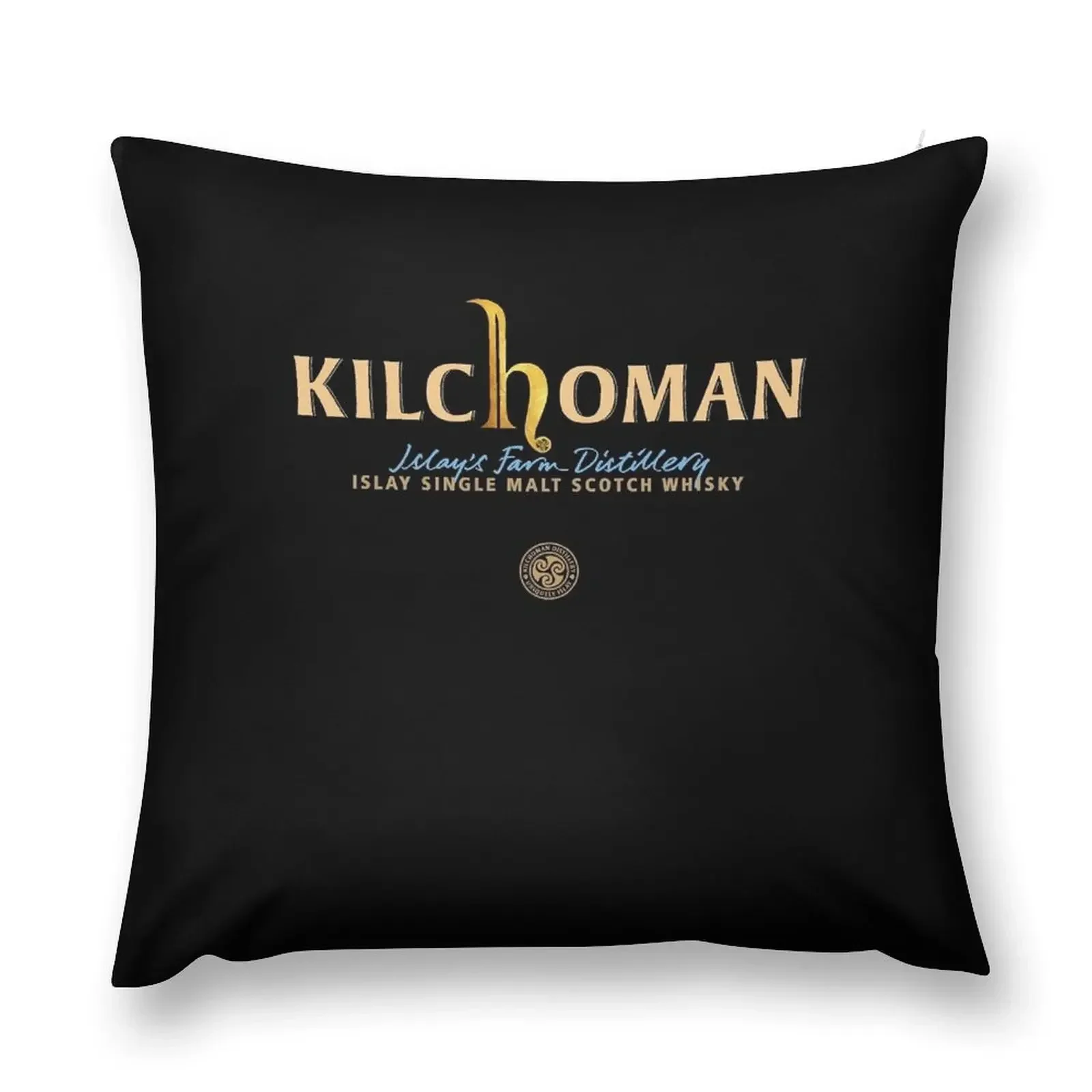 The Kilchoman Scotch For Fans Throw Pillow Luxury Cushion Cover Sofa Cushion Cover pillow