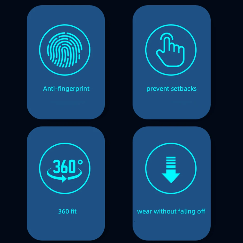 1คู่ถุงมือนิ้วโป้งหน้าจอสัมผัส0.3มม. ไว24พินถุงมือนิ้วหัวแม่มือสำหรับเล่นเกมกันลื่นระบายอากาศได้ดีสำหรับ pubg mobile